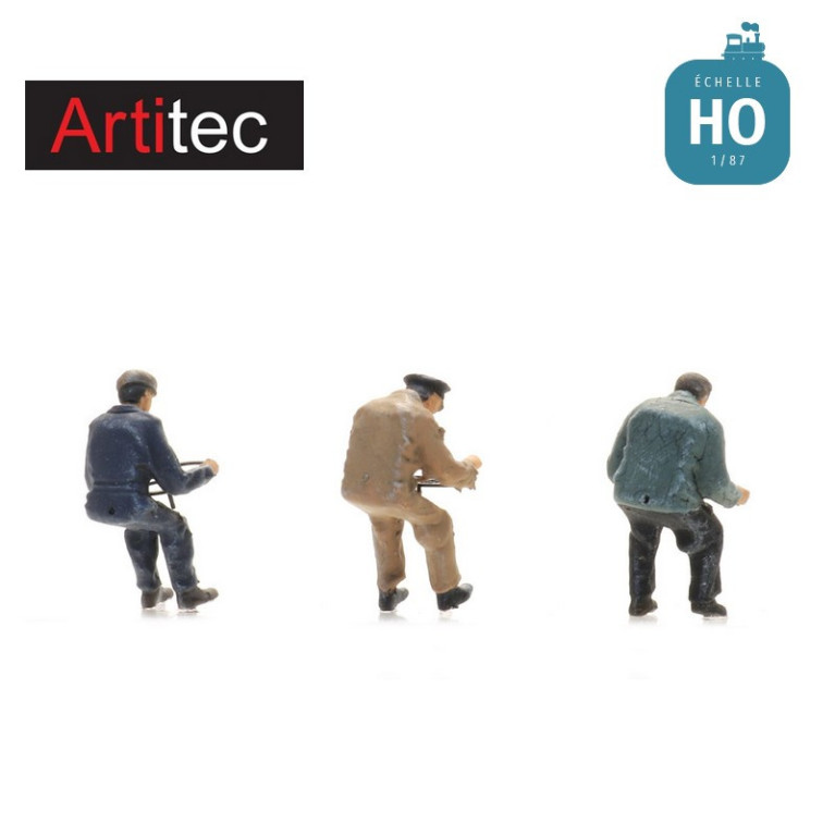 Conducteurs de camion 1940 - 1970 3pcs HO Artitec 5870011 - Maketis Conducteurs de camion 1940 - 1970 3pcs HO Artitec 5870011 - Maketis