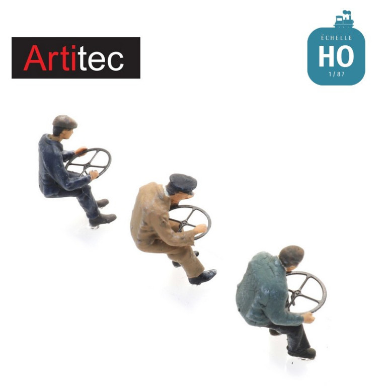 Conducteurs de camion 1940 - 1970 3pcs HO Artitec 5870011 - Maketis Conducteurs de camion 1940 - 1970 3pcs HO Artitec 5870011 - Maketis