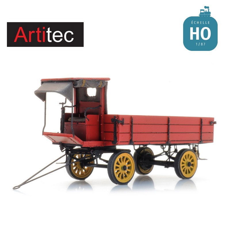 Remorque à cheval avec cabine HO Artitec 387.569 - Maketis
