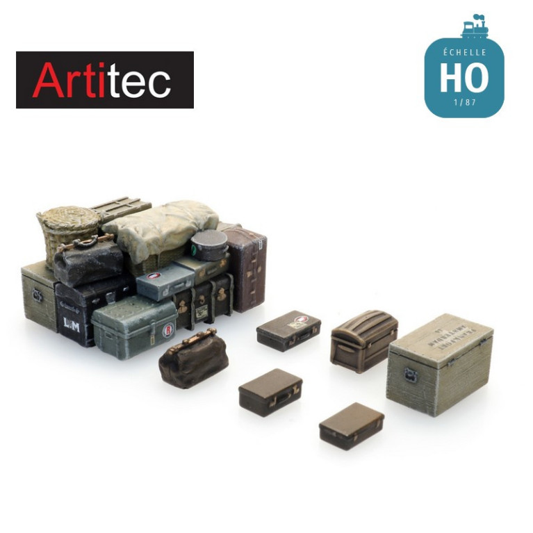 Malles et bagages de voyage HO Artitec 387.568 - Maketis Malles et bagages de voyage HO Artitec 387.568 - Maketis