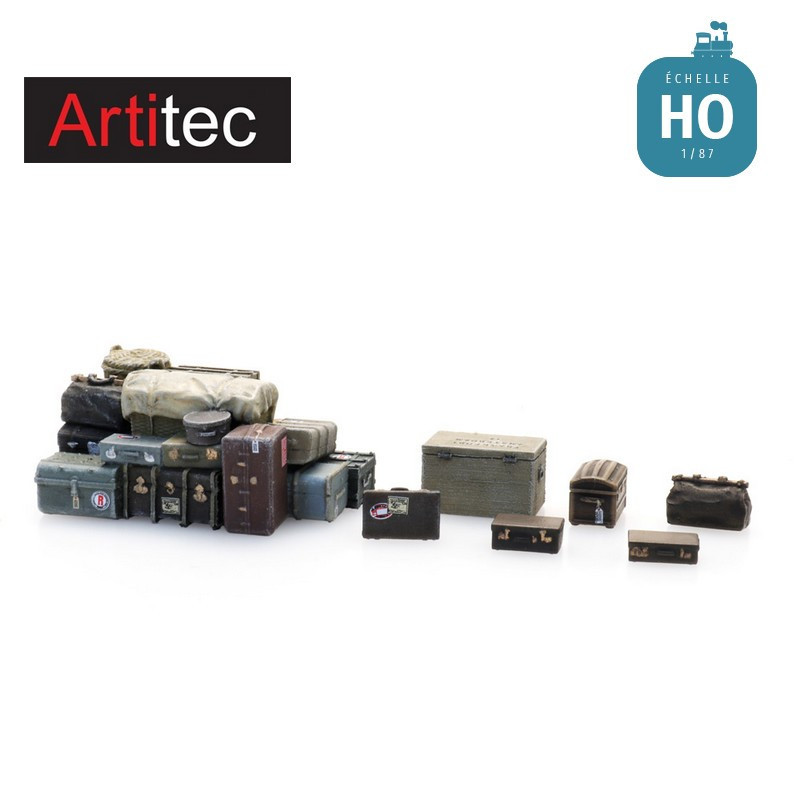 Malles et bagages de voyage HO Artitec 387.568 - Maketis