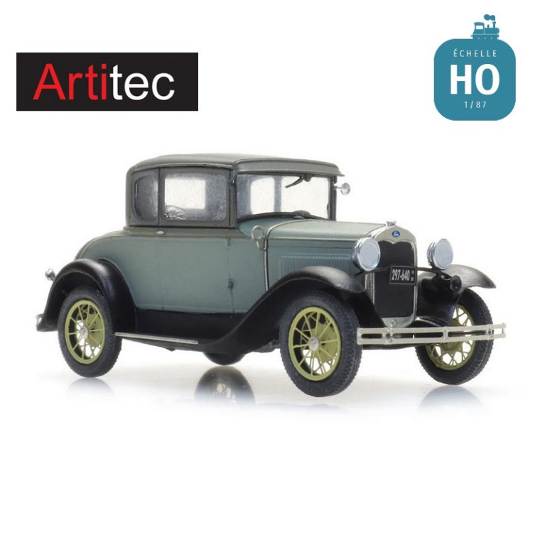 Voiture Ford modèle A Coupé HO Artitec 387.526 - Maketis Voiture Ford modèle A Coupé HO Artitec 387.526 - Maketis