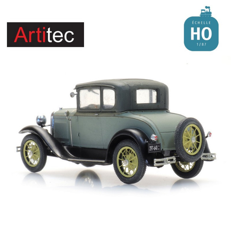 Voiture Ford modèle A Coupé HO Artitec 387.526 - Maketis Voiture Ford modèle A Coupé HO Artitec 387.526 - Maketis