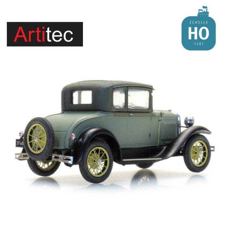 Voiture Ford modèle A Coupé HO Artitec 387.526 - Maketis Voiture Ford modèle A Coupé HO Artitec 387.526 - Maketis