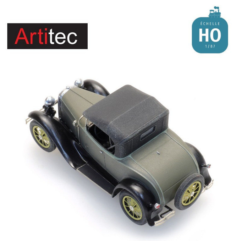 Voiture Ford modèle A Roadster capote relevée HO Artitec 387.523 - Maketis Voiture Ford modèle A Roadster capote relevée HO Artitec 387.523 - Maketis