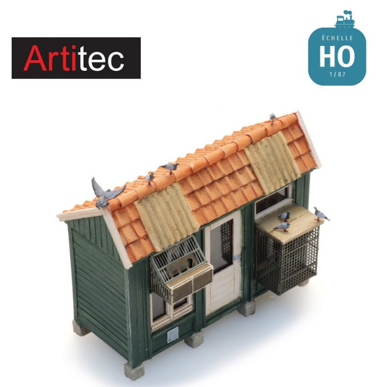 Pigeonnier en kit HO Artitec 10.415 - Maketis