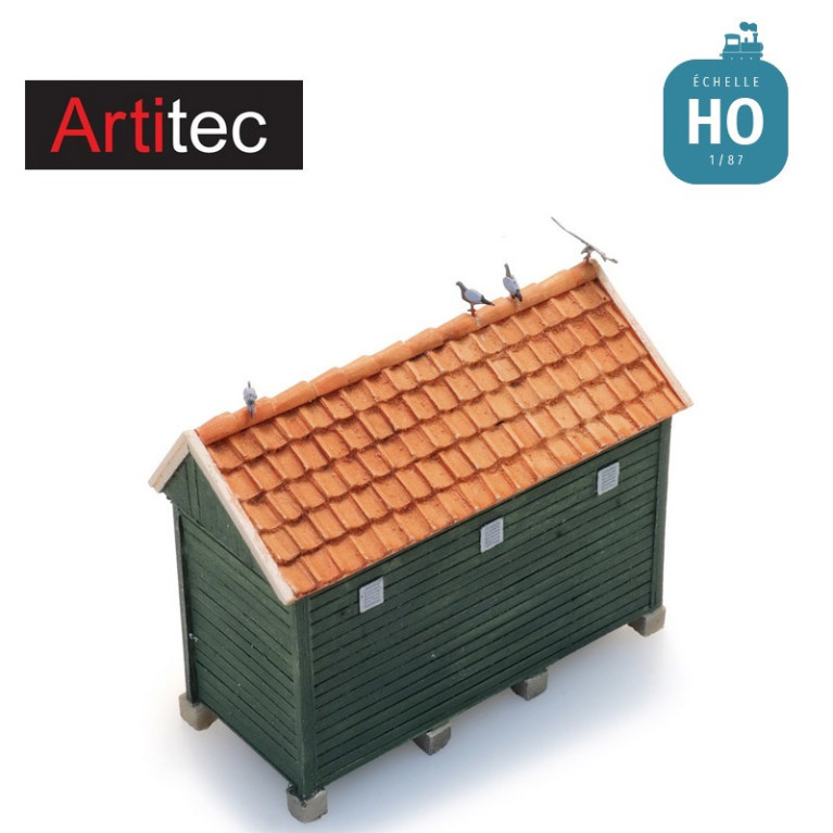 Pigeonnier en kit HO Artitec 10.415 - Maketis