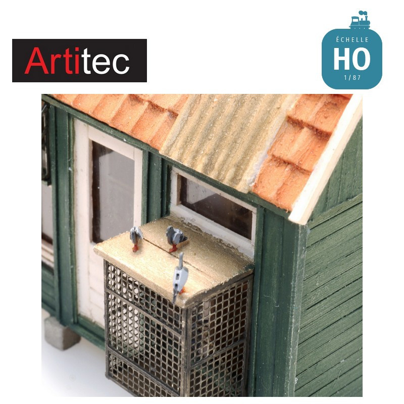 Pigeonnier en kit HO Artitec 10.415 - Maketis