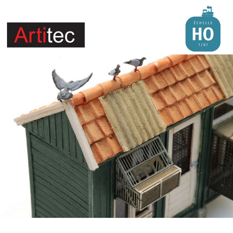 Pigeonnier en kit HO Artitec 10.415 - Maketis