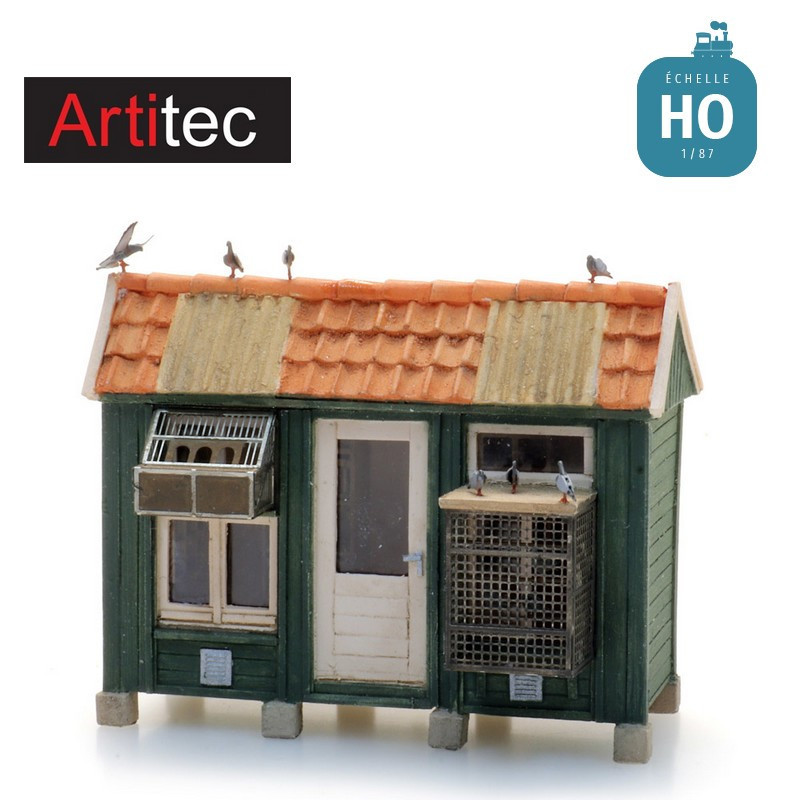 Pigeonnier en kit HO Artitec 10.415 - Maketis