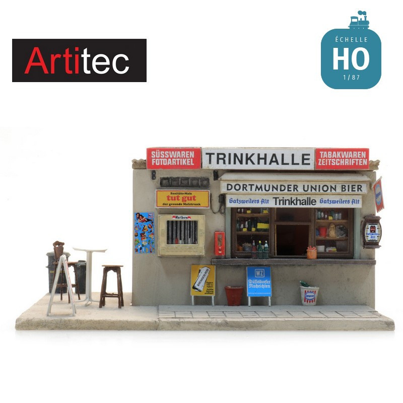 Buvette allemande en kit HO Artitec 10.416 - Maketis