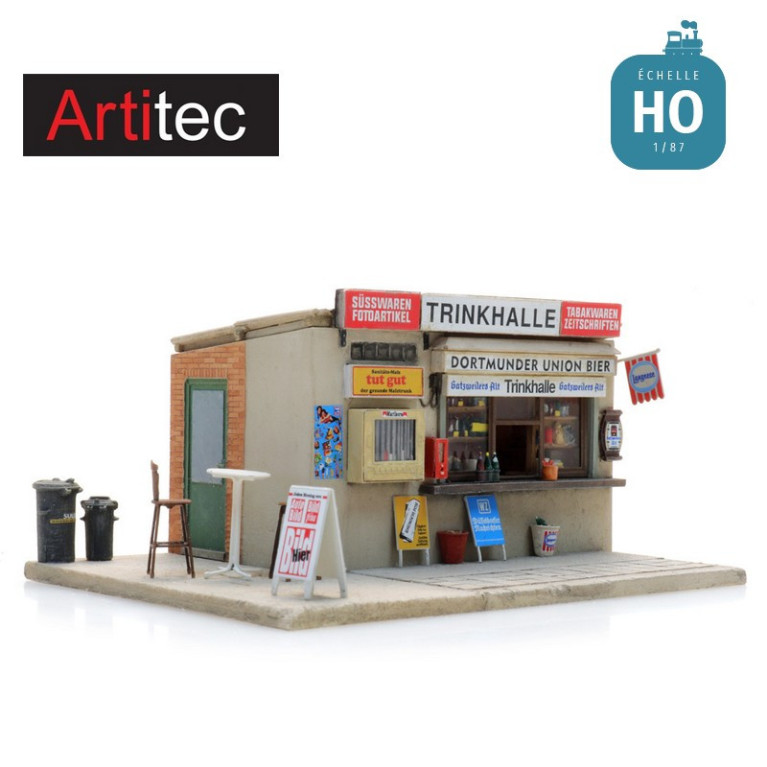 Buvette allemande en kit HO Artitec 10.416 - Maketis