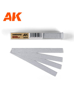 Papier de verre grain 800 (sec) AK Interactive AK9025