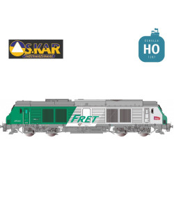 Diesel Locomotive BB 475441 FRET SNCF logo Carmillon Ep VI Digital son HO Os.kar OS7510DCCS - Maketis