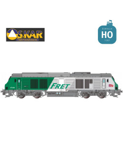 Locomotive Diesel  BB 475468 FRET SNCF logo Carmillon Ep VI Digital son HO Os.kar OS7511DCCS - Maketis