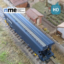 Wagon céréalier Tagnpps 102m³ VTG bleu Ep VI HO NME 506607 - Maketis