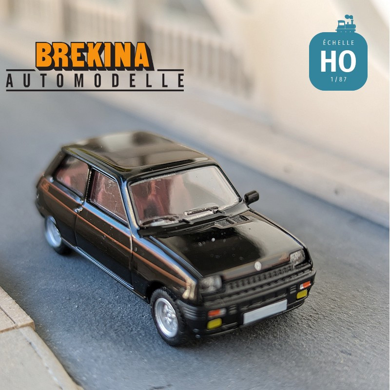 Renault 5 Alpine 1980 Noire HO Brekina 7223 - Maketis