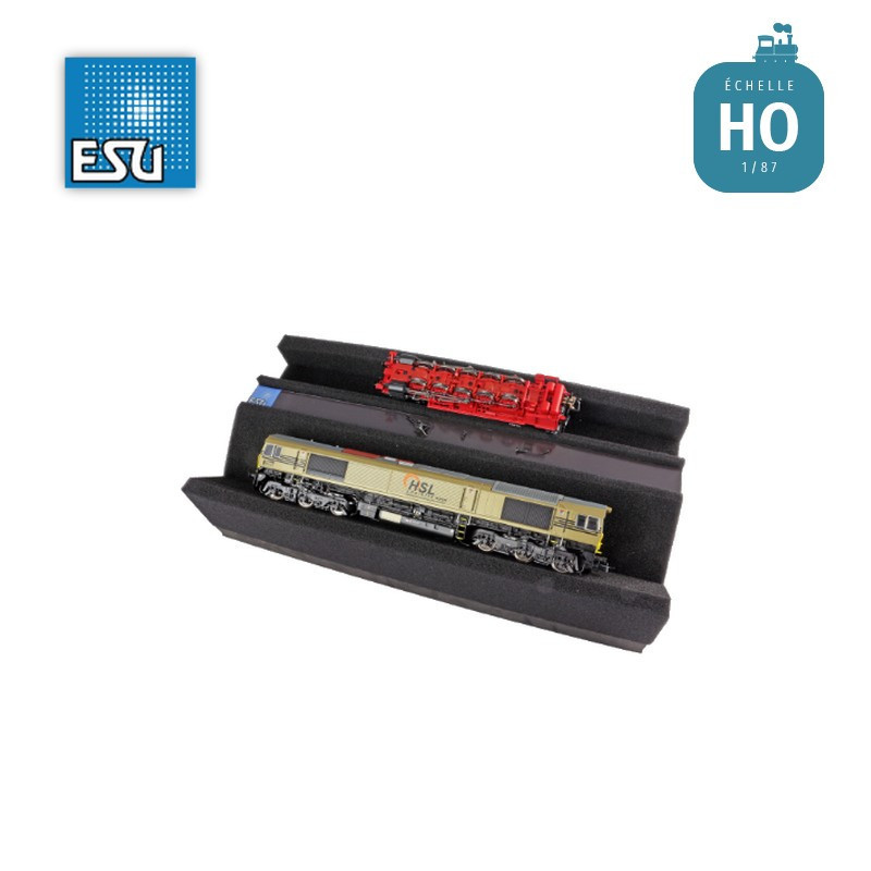 Support d'entretien 33 cm en mousse pour locomotives  N / TT / HO ESU 41010 - Maketis
