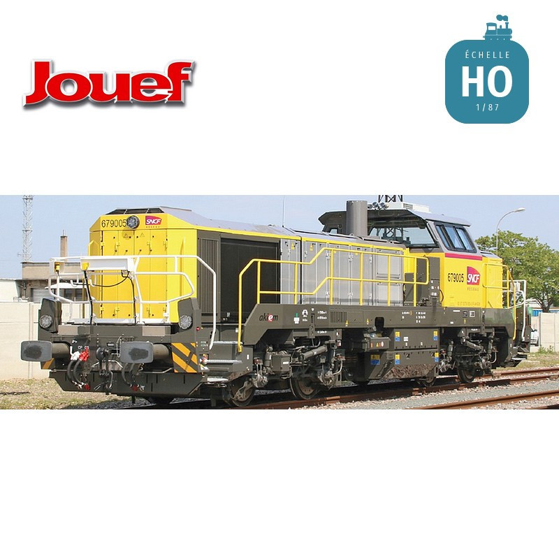 Locomotive diesel Vossloh DE 18 Akiem/SNCF Réseau EP VI Analogique HO Jouef HJ2439 - Maketis