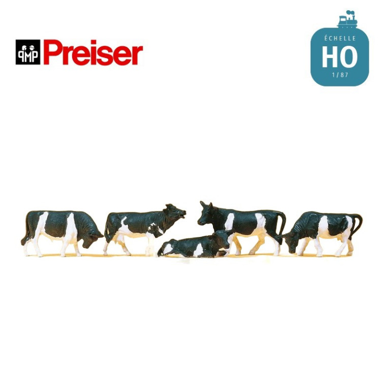 Vaches HO Preiser 14155 - Maketis