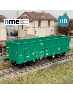Eamnos dumper wagon 57m³ 40 On Rail green Ep VI HO NME 540606 - Maketis