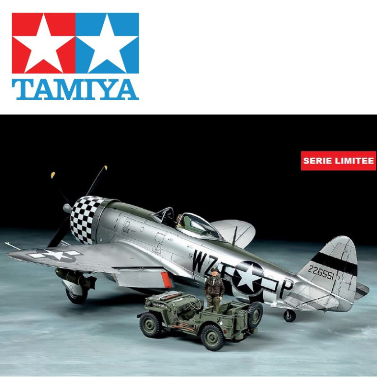 Avion P-47D Thunderbold&Vehicul WWII 1/48 Tamiya 25214 - Maketis