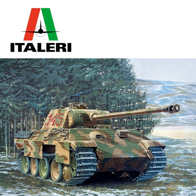 Char d'assaut Panther AUSF.A WWII 1/35 Italeri 0270 - Maketis Char d'assaut Panther AUSF.A WWII 1/35 Italeri 0270 - Maketis