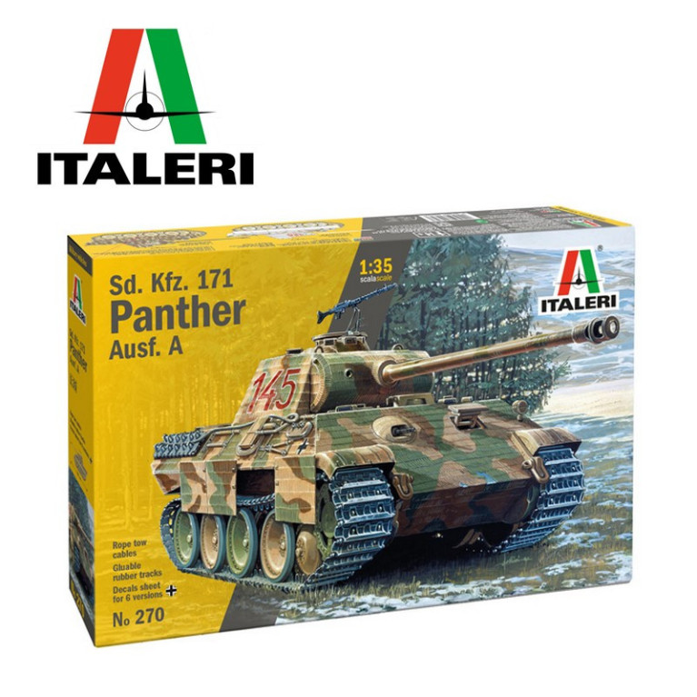 Char d'assaut Panther AUSF.A WWII 1/35 Italeri 0270 - Maketis