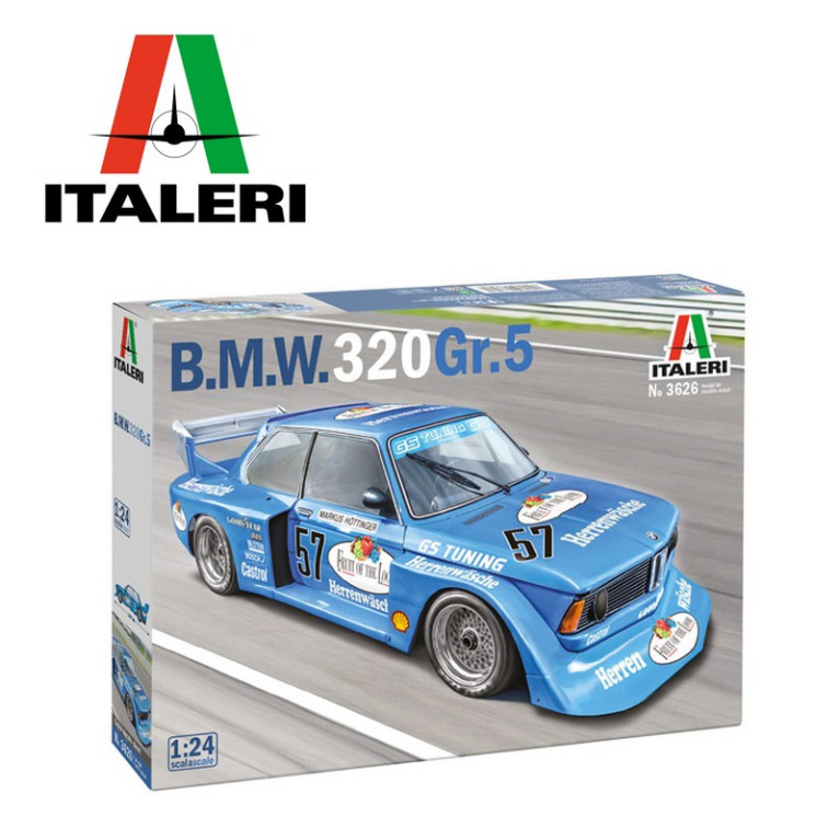 Voiture BMW 320 GROUPE 5 1/24 Italeri 3626 - Maketis Voiture BMW 320 GROUPE 5 1/24 Italeri 3626 - Maketis