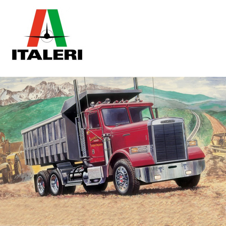 Camion Benne Freightliner années 70 1/24 Italeri 3783 - Maketis Camion Benne Freightliner années 70 1/24 Italeri 3783 - Maketis