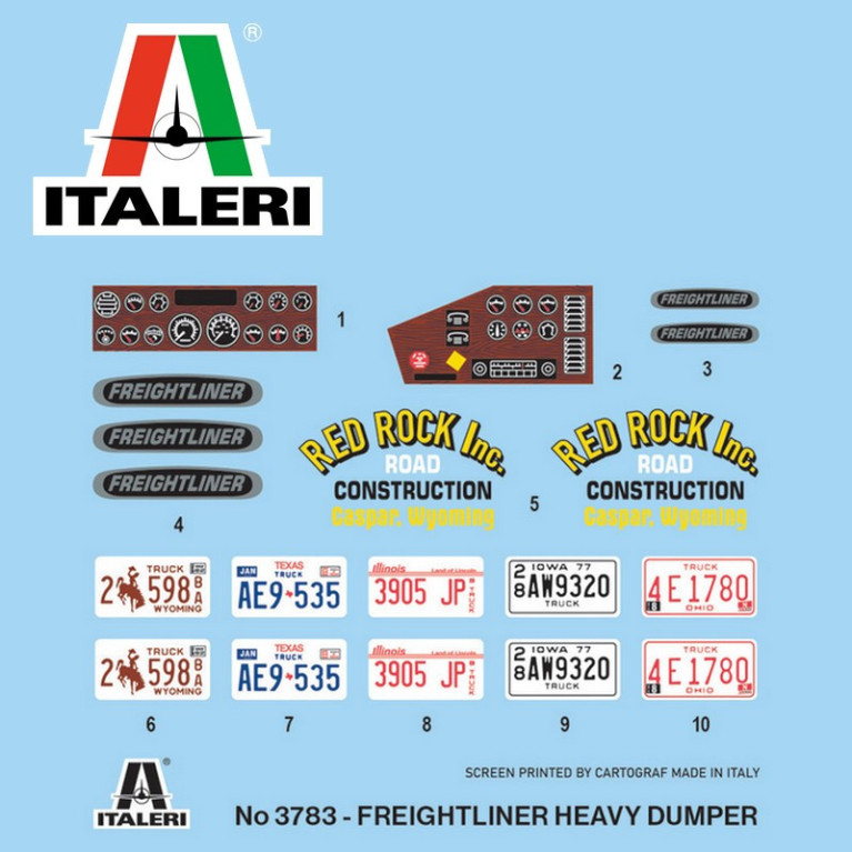 Camion Benne Freightliner années 70 1/24 Italeri 3783 - Maketis