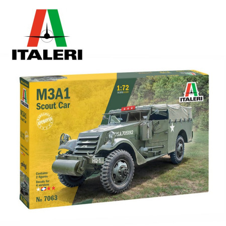 Camion Scout Car M3 WWII 1/72 Italeri 7063 - Maketis