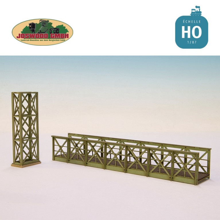 Extension passerelle pour piétons H0 Joswood 19044 - Maketis Extension passerelle pour piétons H0 Joswood 19044 - Maketis
