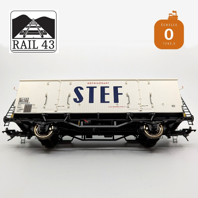 Wagon réfrigérant STEF toit blanc SNCF Ep III O Rail 43 433003 - Maketis
