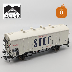 Kühlwagen STEF weißes Dach SNCF Ep III O Rail 43 433004 - Maketis