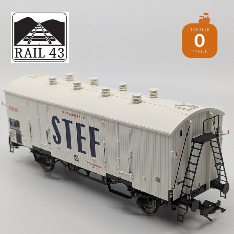 Kühlwagen STEF weißes Dach SNCF Ep III O Rail 43 433004 - Maketis