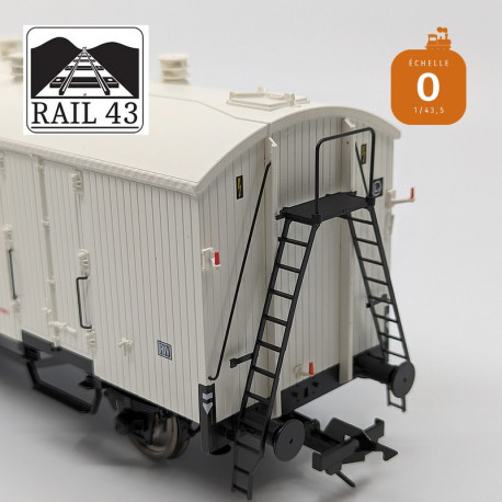 STEF refrigerated wagon white roof SNCF Ep III O Rail 43 433004 - Maketis