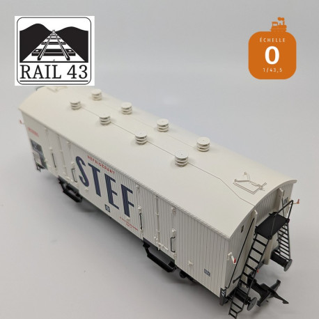 Wagon réfrigérant STEF toit blanc SNCF Ep III O Rail 43 433004 - Maketis