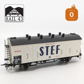 Kühlwagen STEF schwarzes Dach SNCF Ep III O Rail 43 433002 - Maketis