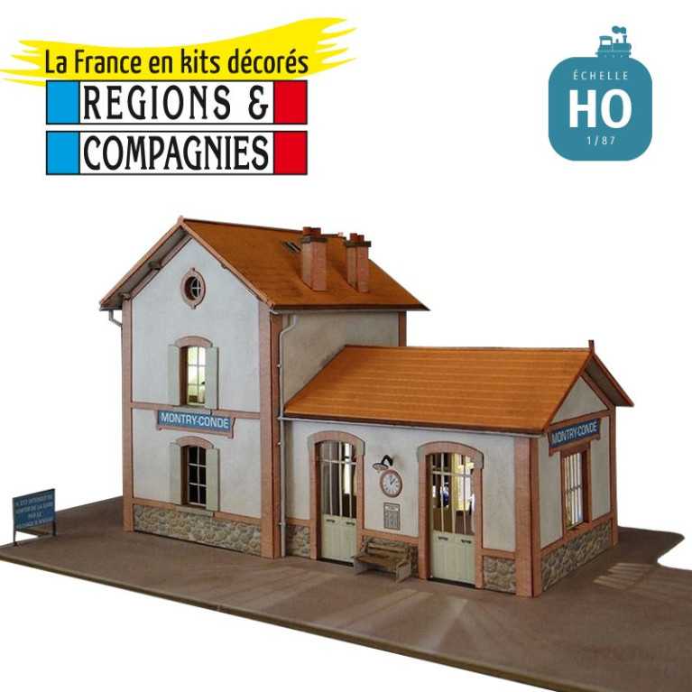 Halte Est (Montry‑Condé) HO Régions et Compagnies GAR706 - Maketis Halte Est (Montry‑Condé) HO Régions et Compagnies GAR706 - Maketis