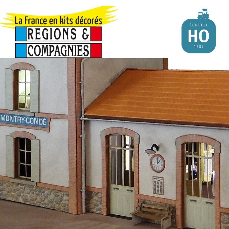 Halte Est (Montry‑Condé) HO Régions et Compagnies GAR706 - Maketis Halte Est (Montry‑Condé) HO Régions et Compagnies GAR706 - Maketis