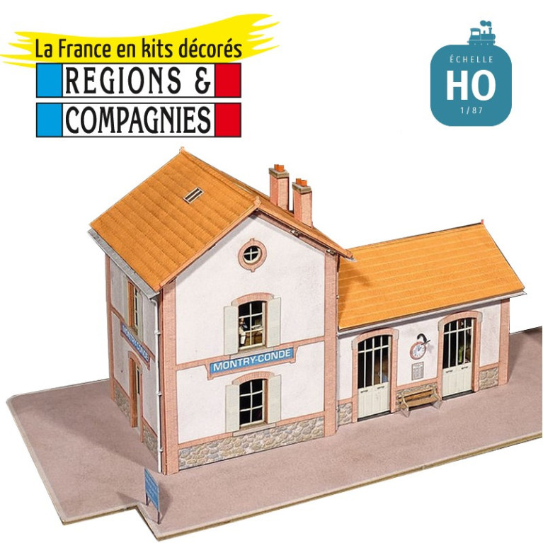Halte Est (Montry‑Condé) HO Régions et Compagnies GAR706 - Maketis Halte Est (Montry‑Condé) HO Régions et Compagnies GAR706 - Maketis