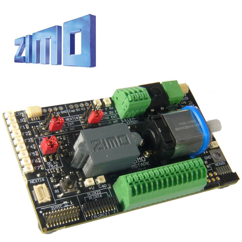 Test and connection board for "small" decoders ZIMO MSTAPK - Maketis