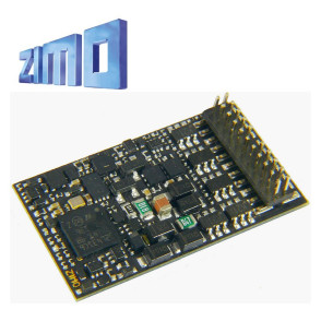 Décodeur standard HO Zimo MN330 DCC 10 fonctions avec interface Plux 22 broches MN330P22 - Maketis