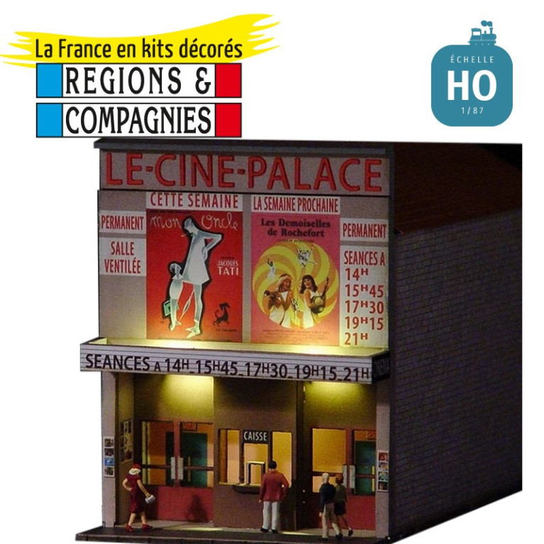 Immeuble droit (Le‑Ciné‑Palace) HO Régions et Compagnies VIL002 - Maketis Immeuble droit (Le‑Ciné‑Palace) HO Régions et Compagnies VIL002 - Maketis