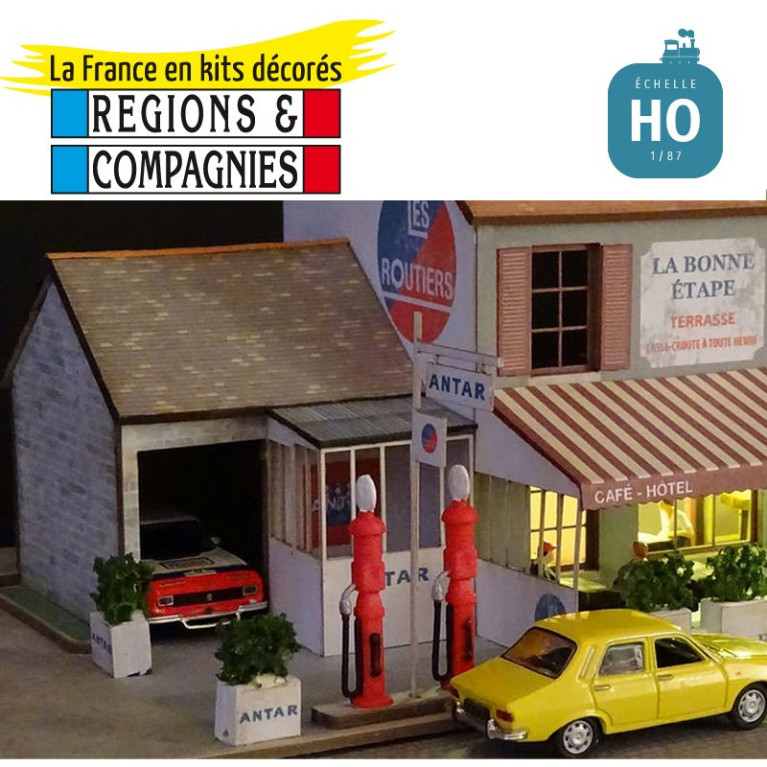 Restaurant « Les Routiers » « La bonne étape » HO Régions et Compagnies QUA019 - Maketis