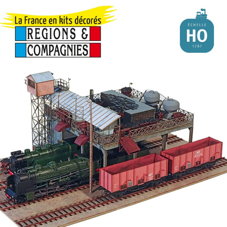 Estacade à charbon Montluçon HO Régions et Compagnies DEP407 - Maketis Estacade à charbon Montluçon HO Régions et Compagnies DEP407 - Maketis