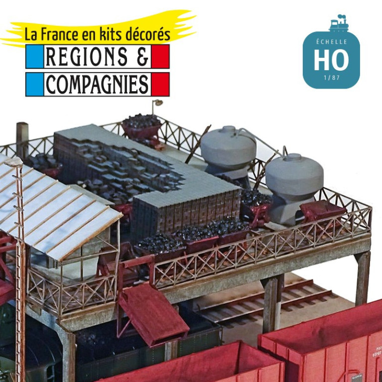 Estacade à charbon Montluçon HO Régions et Compagnies DEP407 - Maketis Estacade à charbon Montluçon HO Régions et Compagnies DEP407 - Maketis