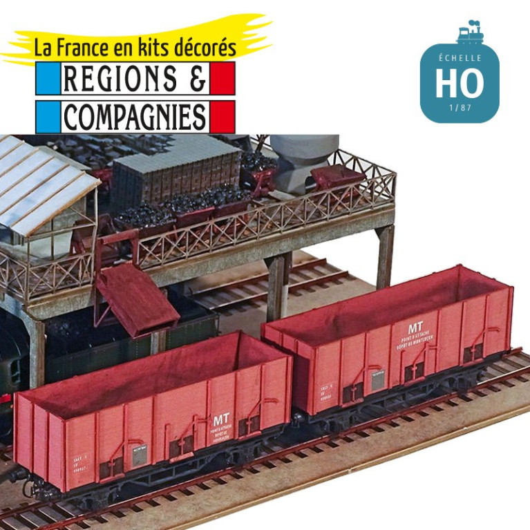 Estacade à charbon Montluçon HO Régions et Compagnies DEP407 - Maketis Estacade à charbon Montluçon HO Régions et Compagnies DEP407 - Maketis