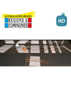 21 Passages planchéiés droits/obliques HO Régions et Compagnies VOI021 - Maketis